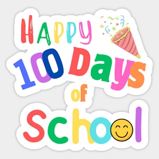 Happy 100th days of school- back to school Sticker